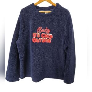 Holiday Time Red Text Label Size 2x